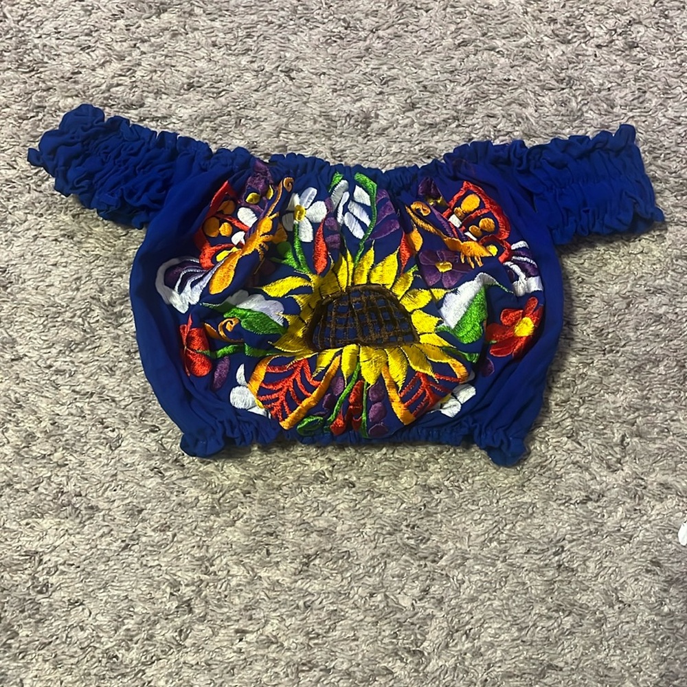 Never worn: Mexican Stitched Tube top